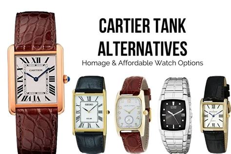 dupe cartier tank watch|cheap alternative to cartier tank.